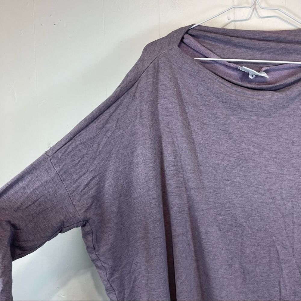 Bryn Walker Purple Bateau Neckline Long Sleeve Tunic Size Woman's Small - Picture 5 of 6